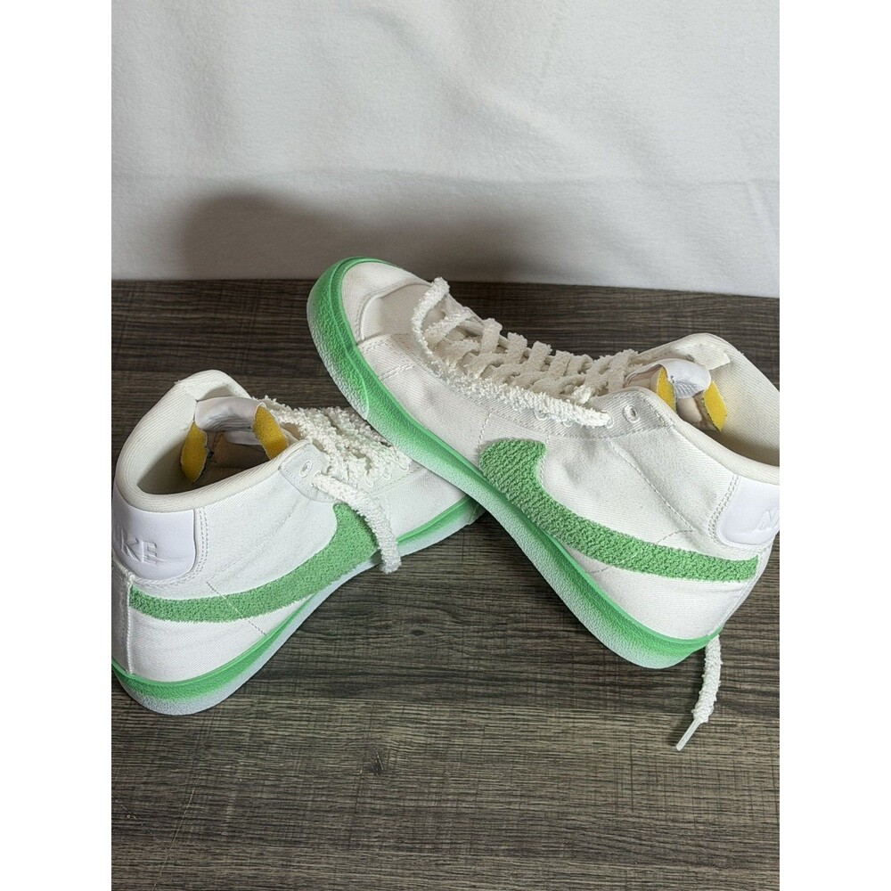Nike Blazer Mid 77 DUAL (Womens Size 8) Shoes FJ4547 100 White Spring Green